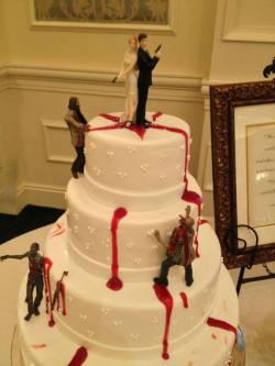 cuntclaws:  how cool is this wedding cake though 