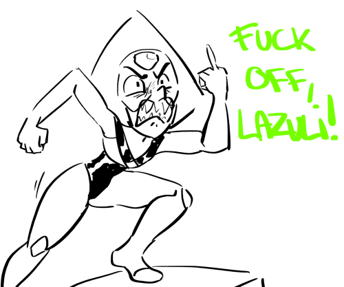 polyglotplatypus:someone requested peridot saying my favourite karkat line!BONUS: