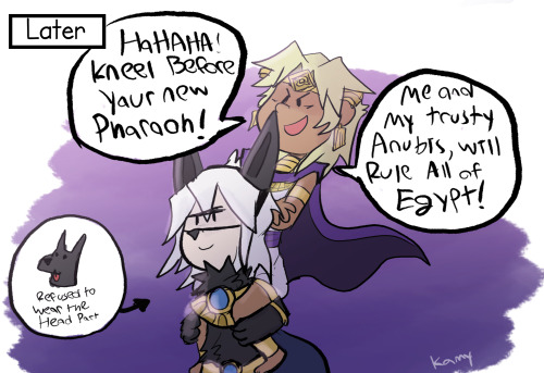 kamydrawstuffs: They like to dress up. : &gt;