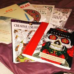 Date Night Spoils. Part Of Our Date Was A Trip To #Barnes&Amp;Amp;Noble #Coloringbooks