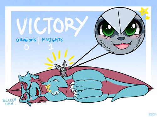 kyzytyger:  The terrifying tale of Morgan the Salamence’s defeat, felled by the great knight Farrow,