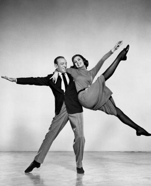 classicfilmgirl: Fred Astaire and Cyd Charisse photographed for Silk Stockings, 1957