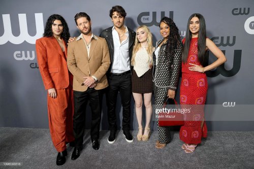 justjensenanddean:Jensen Ackles, JoJo Fleites, Drake Rodger, Meg Donnelly, Demetria McKinney, and Ni