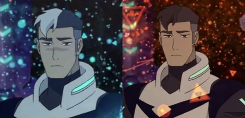 shirokogane:if you listen closely you can hear me screaming (some side by side comparison of Shiro w