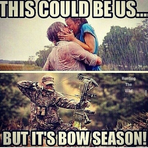 cravehiminallways212:  *giggle* But seriously…enjoy your time being…camo’d and manly and killing and stuff…btw…how can he shoot with all that shit on his bow? 😁  Lol… Well I did enjoy myself….💋