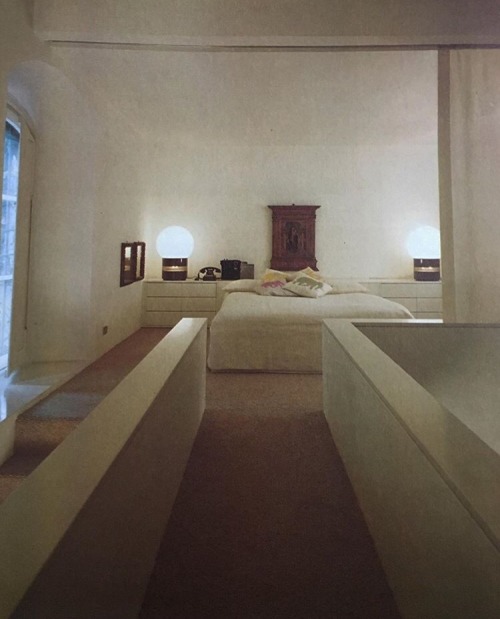 scanhome: Gae Aulenti ‘Mezzo Oracolo’ globe lamps  Bed and Bath Book © 1978