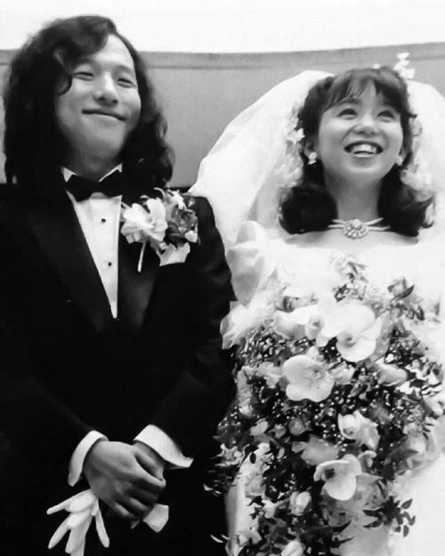riinasawayama:reallyhardy:tatsuro yamashita & mariya takeuchi’s wedding… extremely blessed image