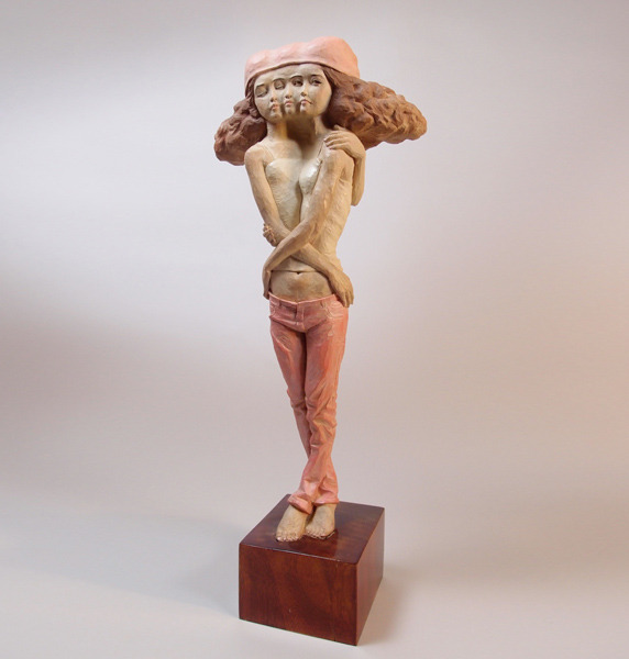 asylum-art-2:  Japanese Sculptor Yoshitoshi Kanemaki  Shows How He Transforms Wood