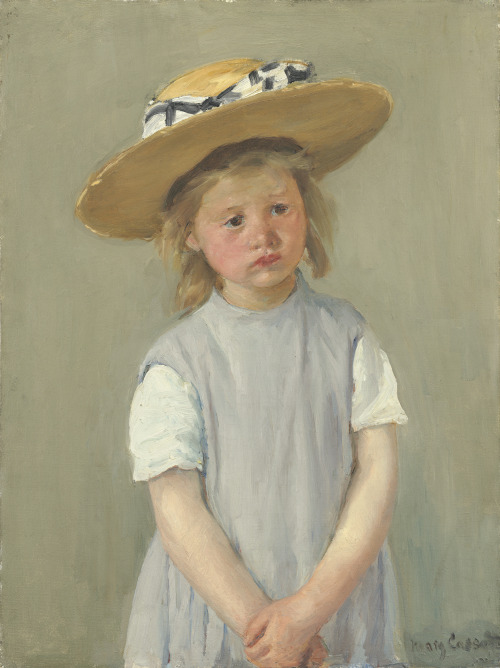 Child in a Straw Hat, Mary Cassatt, ca. 1886