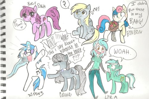 Sex datdrunkpone:  Background Ponies by ~Emirichu pictures