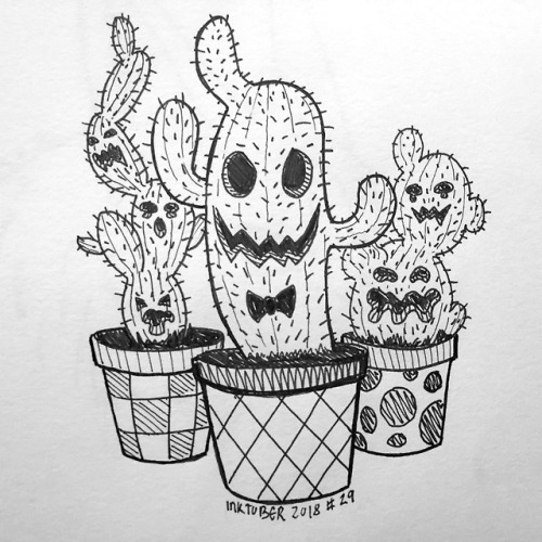 INKTOBER Day 29 - Prickly     