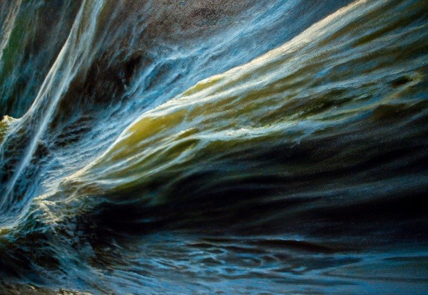 asylum-art:   Waves, Painting and Photo-realism Ran Ortner is an American artist,