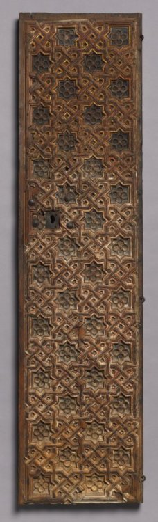 Pair of Doors (right door), early 1400s, Cleveland Museum of Art: Medieval ArtTypical of Muslim-insp