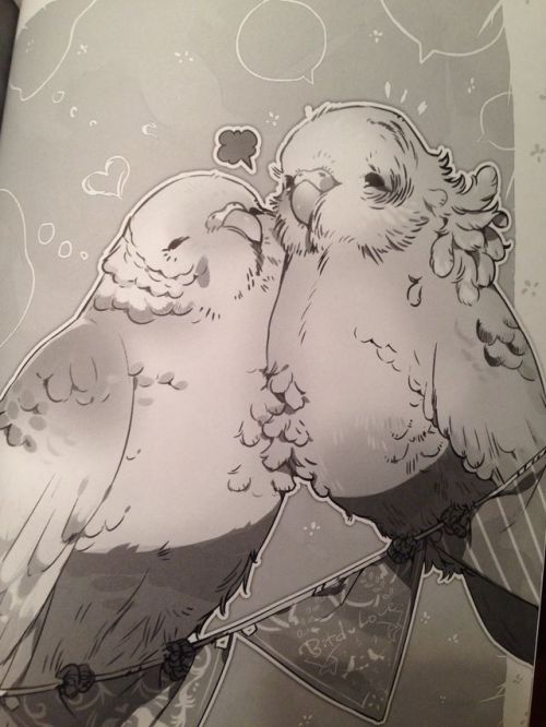 midnitewolfy:  king-in-yellow:  Ever wanted to see a secretary bird make out with a lammergeier? Nah, me neither.  REMEMBER THE BIRD BL DOUJINSHI? Here are a couple of sample images from both FORBIDDEN BIRD BOY LOVE ~Eden~ and FORBIDDEN BIRD BOY LOVE