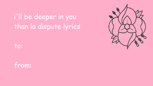 dearmrwarhol:  tiggersjaw:  for all of your pop punk valentine needs(i didnt make any of these so credit to everyone who did)  giraffesnax