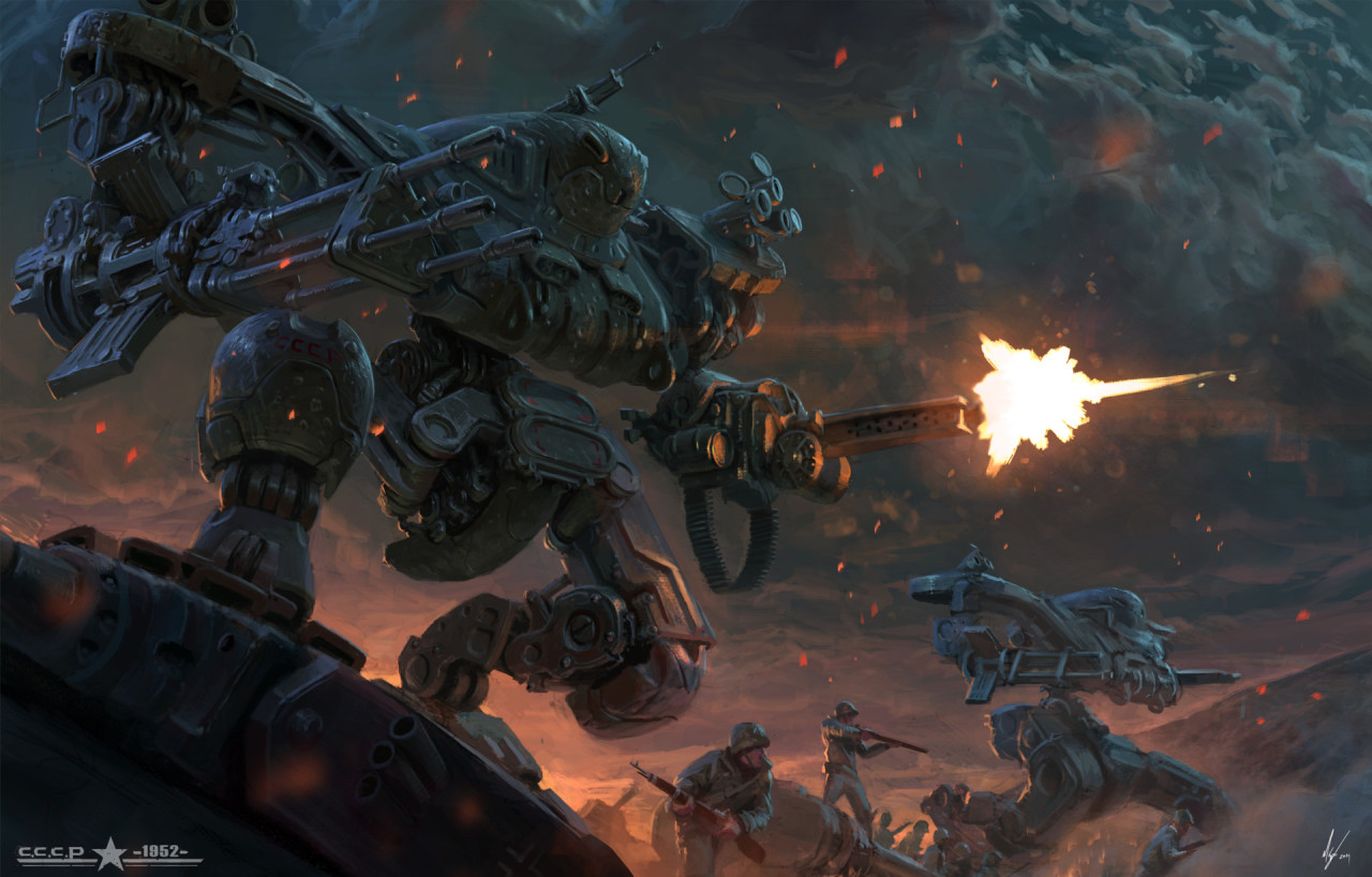 st-just:  Mech Designs by Michal Kus   