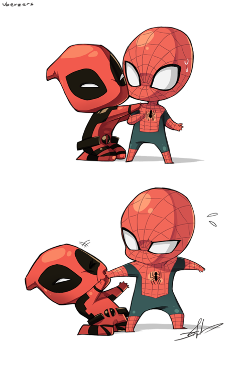 Hay Con El Amiguitio DeadPool &lt;3