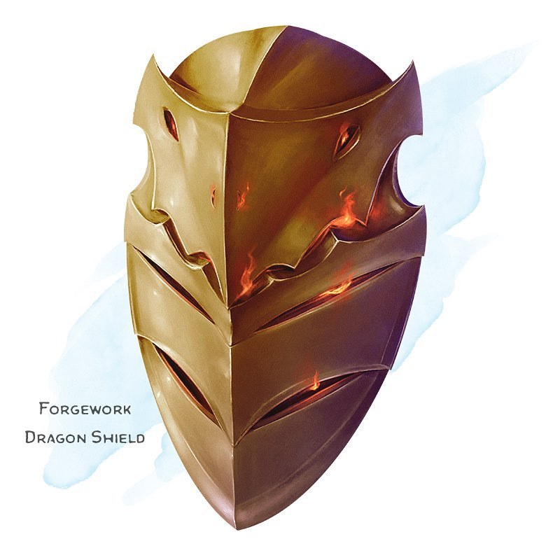gravel Reason satisfaction The Griffon's Saddlebag — 🛡 𝗡𝗲𝘄 𝗶𝘁𝗲𝗺! Forgework Dragon Shield  Armor...