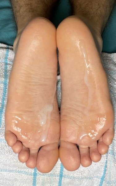 boyfriendsfeet:Post cum dumping