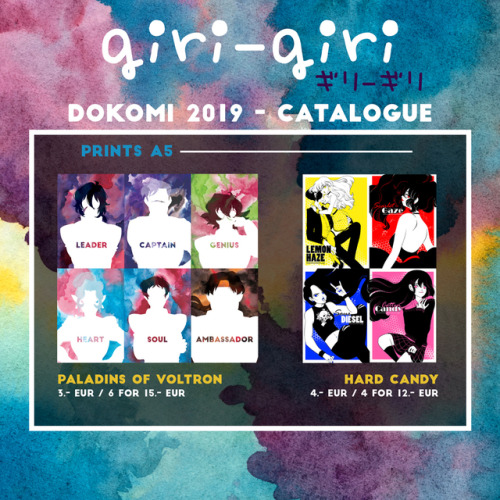 DOKOMI 2019 Hey everyone! been while huh ? Here’s a little map and a catalogue to present our coming