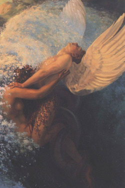 c0ssette:   Carlos Schwabe,Spleen et Ideal (detail)1898. 