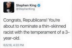 liberalsarecool:  Republicans like their frauds to be as shitty as possible. Palin, Gingrich, Santorum, Cain, Bachmann, Fiorina, Cruz, Rubio, and the ultimate, Trump.