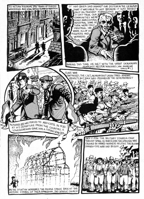 mepresta:Spain Rodriguez [Anarchy Comics #2]Durruti Column - Never Know: http://www.youtube.com/watc