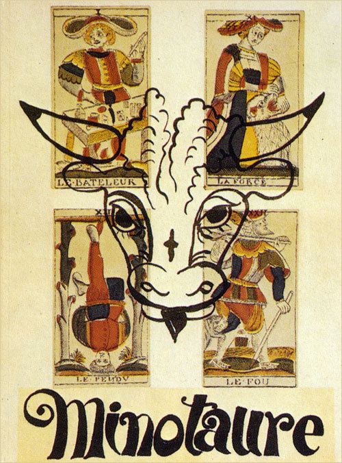 magictransistor:Minotaure Magazine. Pablo Picasso #1, Gaston-Lois Roux #2, André Derain #3,#4, Franc