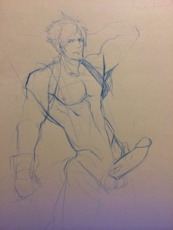 kd-baras:  Cloud (ff7) I’m not dead 8l (yet) (I’ll probably clean this sketch and send it off for the first bundle (whenever that happens))