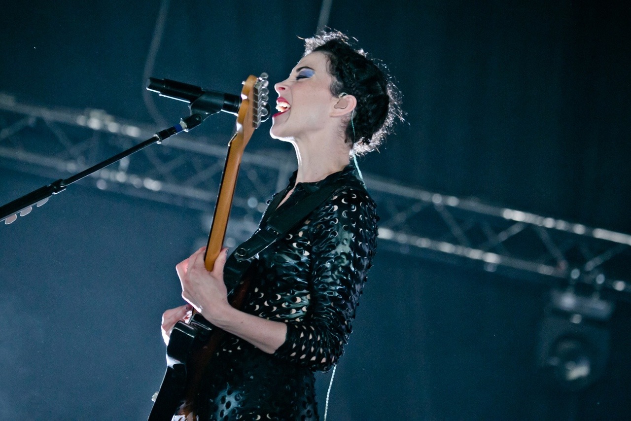 ifuckinglovestvincent:  St. Vincent @ Roskilde Festival 2 July 2015 // Roskilde,