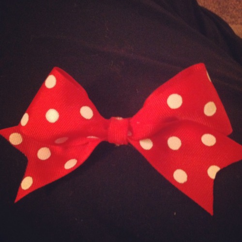 New bow for tomorrow nights game!