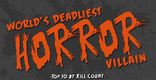greenhillmedia:  World’s Deadliest Horror Villain - Top 10 by Kill Count   Awesome.