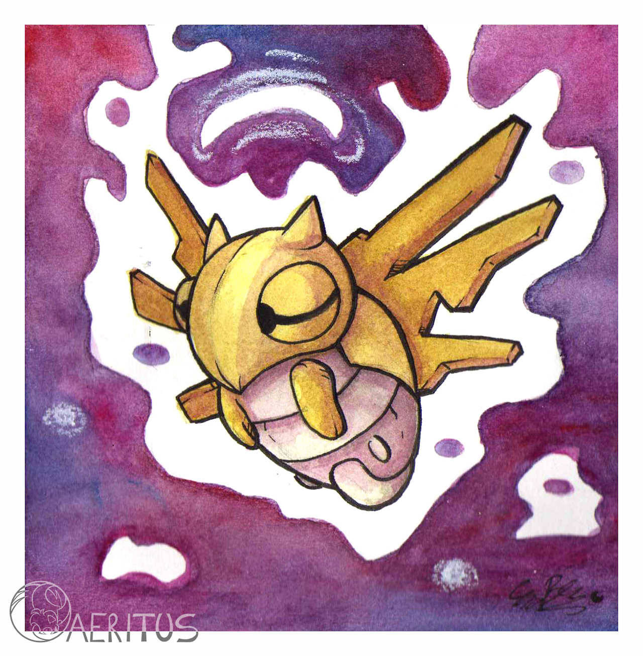 YO, got my pc back.have the watercolors I’ve been doing these days for the Pokecember