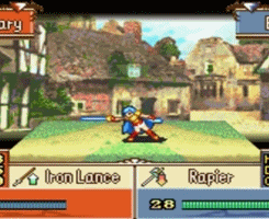 Fire Emblem Gba Series Lord Critical Animations The Metal King Slime Fled