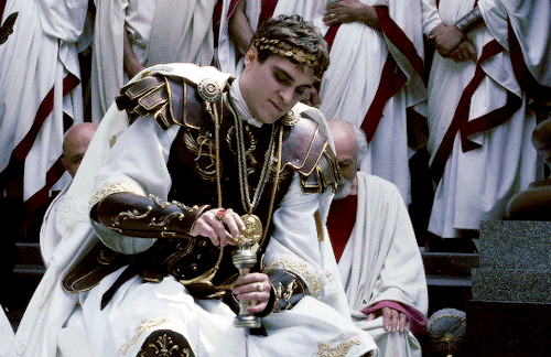 Joaquin Phoenix As Lucius Aurelius Commodus, Gladiator (2000) Dir. Ridley Scott