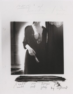 inthemoodtodissolveinthesky:  Francesca Woodman, I could no longer play / I could not play by instinct (1977) 