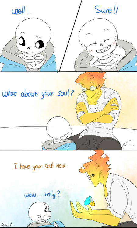 mooncatyao:  [Suppress] Grillby & little SansWELL~Gaster is coming soon~~~And the New series will start~~<First part>(Previous)/(NEXT)[GLS timeline]You can support me on KO-FI ~ ☕  About detail~