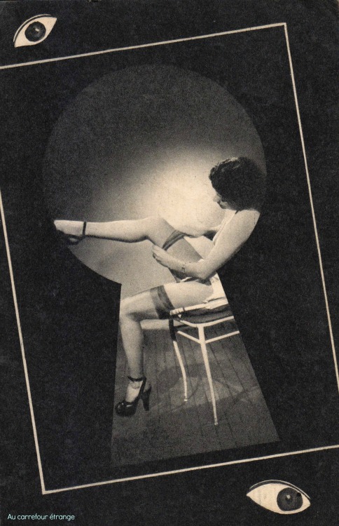 carrefouretrange:  Scan from Midi-Paname n°1 (french naughty mag), 1951. 