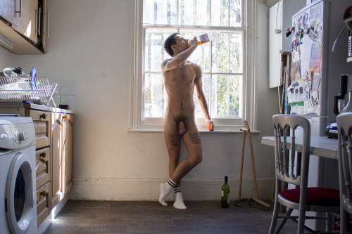 Porn photo frederickrave:  Self-portraits.James’ Kitchen.https://www.facebook.com/Freddy-Krave-Photography-153390758021953