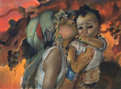 “Rebekah and Jacob” by Abel Pann (1883 – 1964)