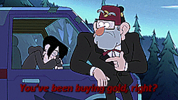 kaycxpher: thenimbus:  OH FUCK  I reblogged this before but I just noticed that Grunkle Stan said each of the lines first which is interesting 