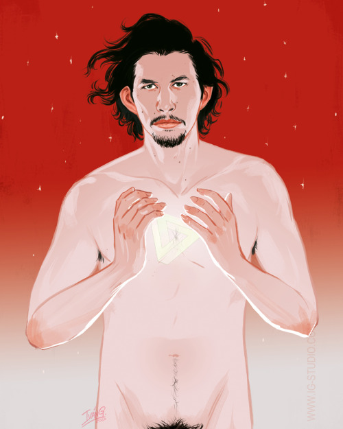  Adam Driver (signed prints) © Iván García.Digital art.Signed pints, martelec paper 240 gr.3 Sizes:-