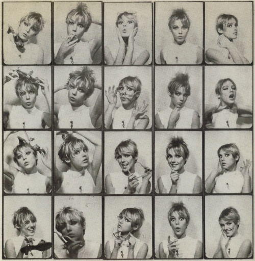 blondebrainpower:Edie Sedgwick photo booth by Gerard Malanga, 1966