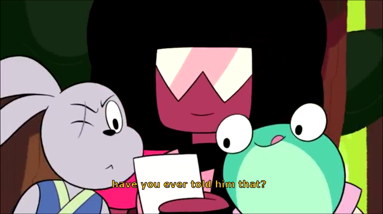 endpearlhate:  I caught Garnet’s Universe on tv the other day and the moment where