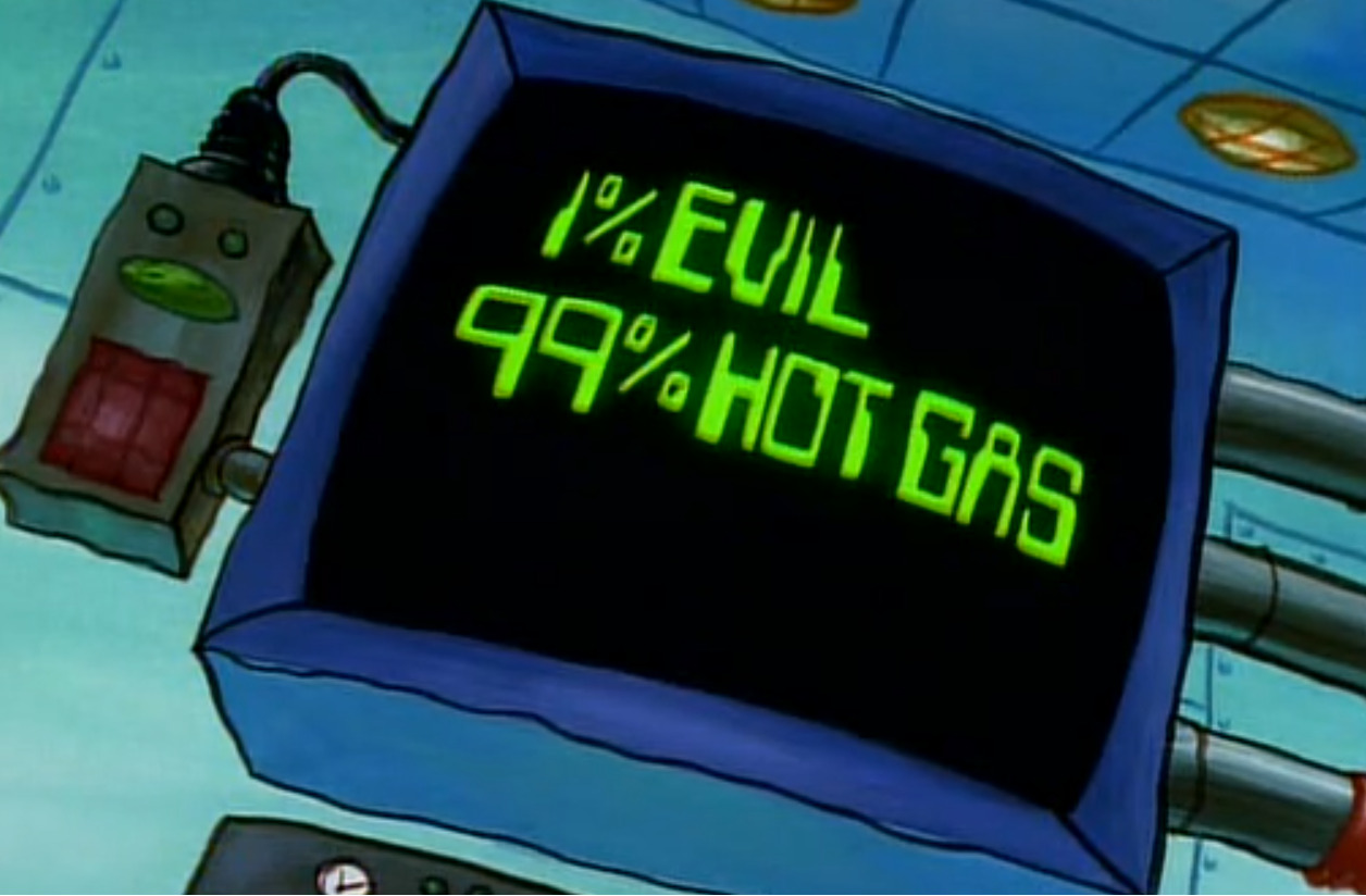 genderofthenight:  Tonight’s Gender of The Night is: 1% evil, 99% hot gas