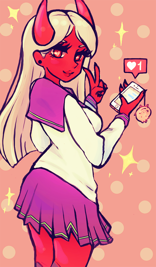 baka-flocka:@Sunnyflower ‘s oc Sucy! ★