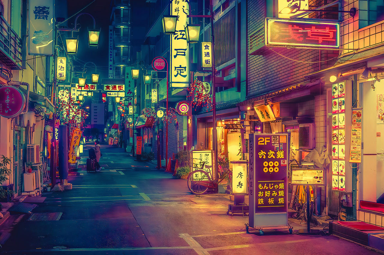 Dream World—Neon-Colored Japan Captured by...