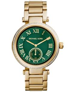 fuckyawatches:  Michael Kors Women’s Skylar Gold-Tone Stainless Steel Bracelet Watch 42mm MK6065