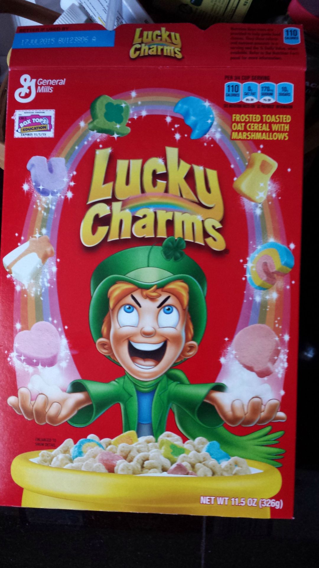 lolfactory:  The Lucky Charms guy totally changes when you draw eyebrows on him ➨