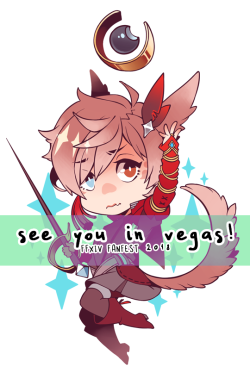 mightier:{It’s nice to meet you!}FFXIV artists attending Fanfest this November, let’s trade charms o